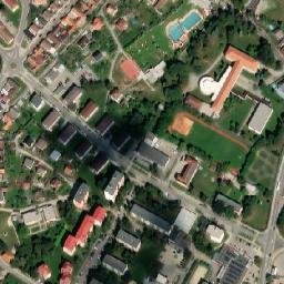 Satellite imagery of Wienerberger [Týn nad Vltavou] brick yard chimney, CZ