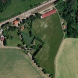 Satellite imagery of [Popelín] church t., CZ