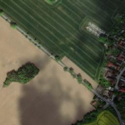 Satellite imagery of [Panské Dubenky] church t., CZ