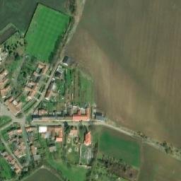 Satellite imagery of [Lysovice] church t., CZ