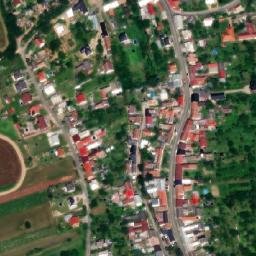Satellite imagery of [Tečovice] church sanctus t., CZ