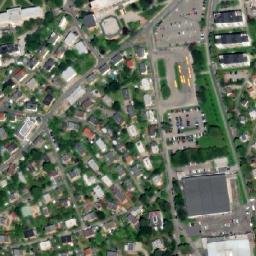 Satellite imagery of Bata's scyscraper [Zlín] outlook t., CZ