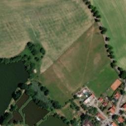Satellite imagery of [Popelín] church t., CZ