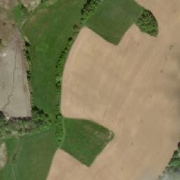 Satellite imagery of [Panské Dubenky] church t., CZ