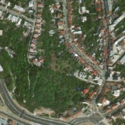Satellite imagery of [Brno-Husovice] former textil factory chimney, CZ