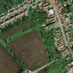 Satellite imagery of [Komořany na Moravě] church t., CZ