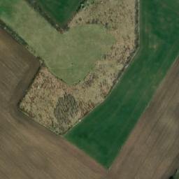 Satellite imagery of [Komořany na Moravě] church t., CZ