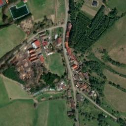 Satellite imagery of [Žihobce] church t., CZ