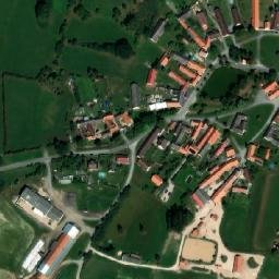 Satellite imagery of [Zálší] church sanctus t., CZ