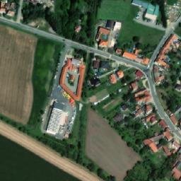 Satellite imagery of [Ostrovačice] church t., CZ