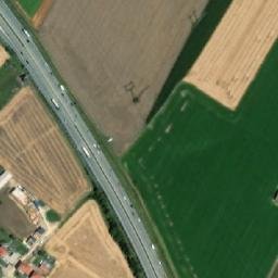 Satellite imagery of [Ostrovačice] church t., CZ
