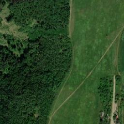 Satellite imagery of [Pozořice] church t., CZ