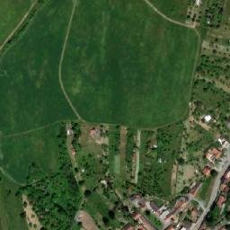 Satellite imagery of [Pozořice] church t., CZ