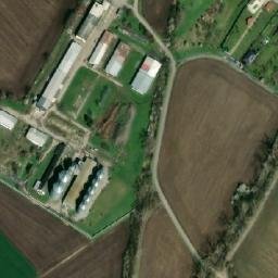 Satellite imagery of [Komořany na Moravě] church t., CZ