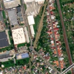 Satellite imagery of [Otrokovice] factory chimney, CZ