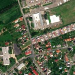Satellite imagery of [Otrokovice] church t., CZ