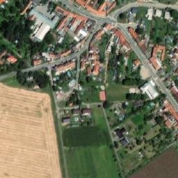 Satellite imagery of [Ostrovačice] church t., CZ