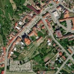 Satellite imagery of [Pozořice] church t., CZ