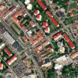 Satellite imagery of [Otrokovice] church t., CZ
