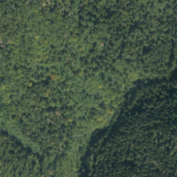 Satellite imagery of vlčia labka, PL