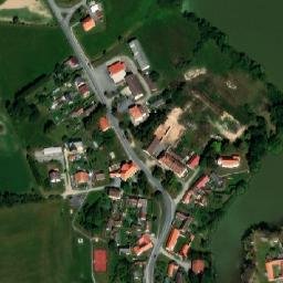 Satellite imagery of [Žimutice] church t., CZ