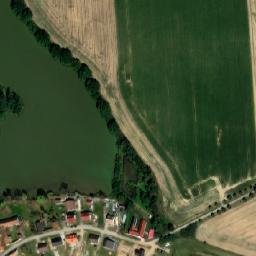 Satellite imagery of [Žimutice] church t., CZ