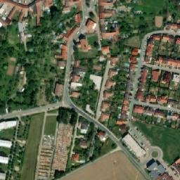 Satellite imagery of [Brno-Žebětín] church t., CZ