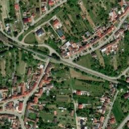 Satellite imagery of [Pozořice] church t., CZ