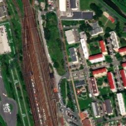 Satellite imagery of [Otrokovice] church t., CZ