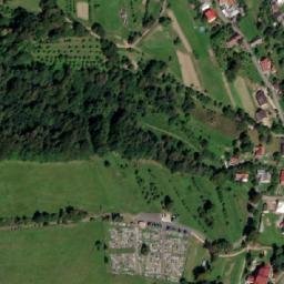 Satellite imagery of [Lidečko] church t., CZ