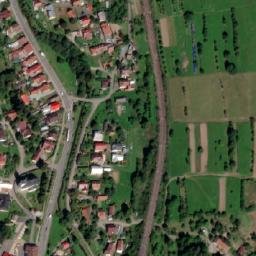 Satellite imagery of [Lidečko] church t., CZ