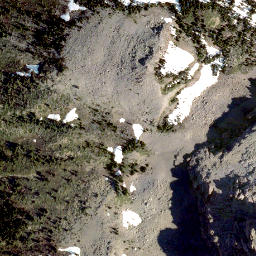 Satellite imagery of Jutland Mountain, CA
