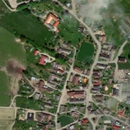 Satellite imagery of [Zahrádky] evangelic church t., CZ