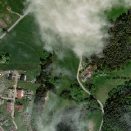 Satellite imagery of [Zahrádky] evangelic church t., CZ