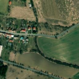 Satellite imagery of [Litenčice] church t., CZ