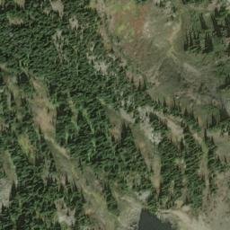 Satellite imagery of Brown Peak, CA