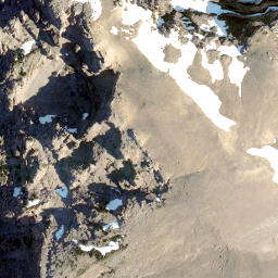 Satellite imagery of Jutland Mountain, CA