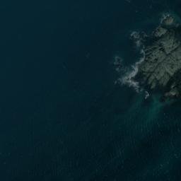 Satellite imagery of Sharp Rock, JE