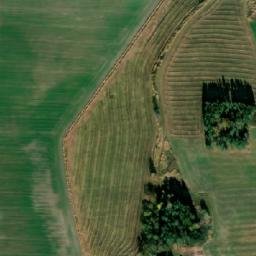 Satellite imagery of [Protivín-Krč] church t., CZ