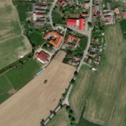 Satellite imagery of [Zahrádky] evangelic church t., CZ