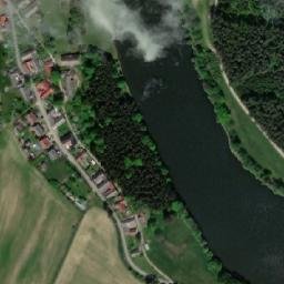 Satellite imagery of [Zahrádky] evangelic church t., CZ