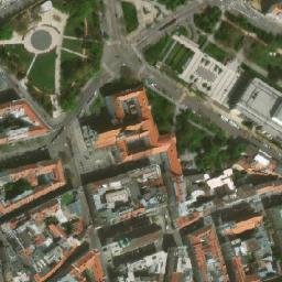 Satellite imagery of [Brno] st.James church t., CZ