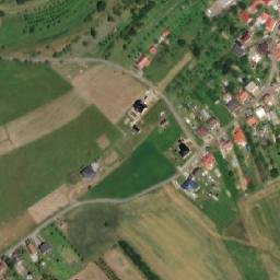 Satellite imagery of [Žlutava] church t., CZ