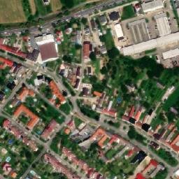 Satellite imagery of [Otrokovice-Kvítkovice] church t., CZ