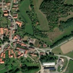 Satellite imagery of [Hoštice u Volyně] church sanctus t., CZ