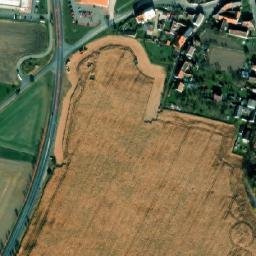 Satellite imagery of [Protivín] sanctus church t., CZ