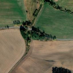 Satellite imagery of [Protivín-Krč] church t., CZ