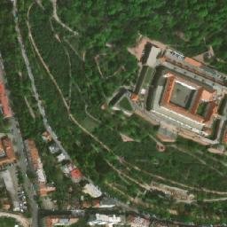 Satellite imagery of Špilberk, CZ