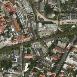 Satellite imagery of Teplarny [Brno-Zábrdovice] heat plant cooling t., CZ