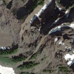 Satellite imagery of Cheam Peak, CA